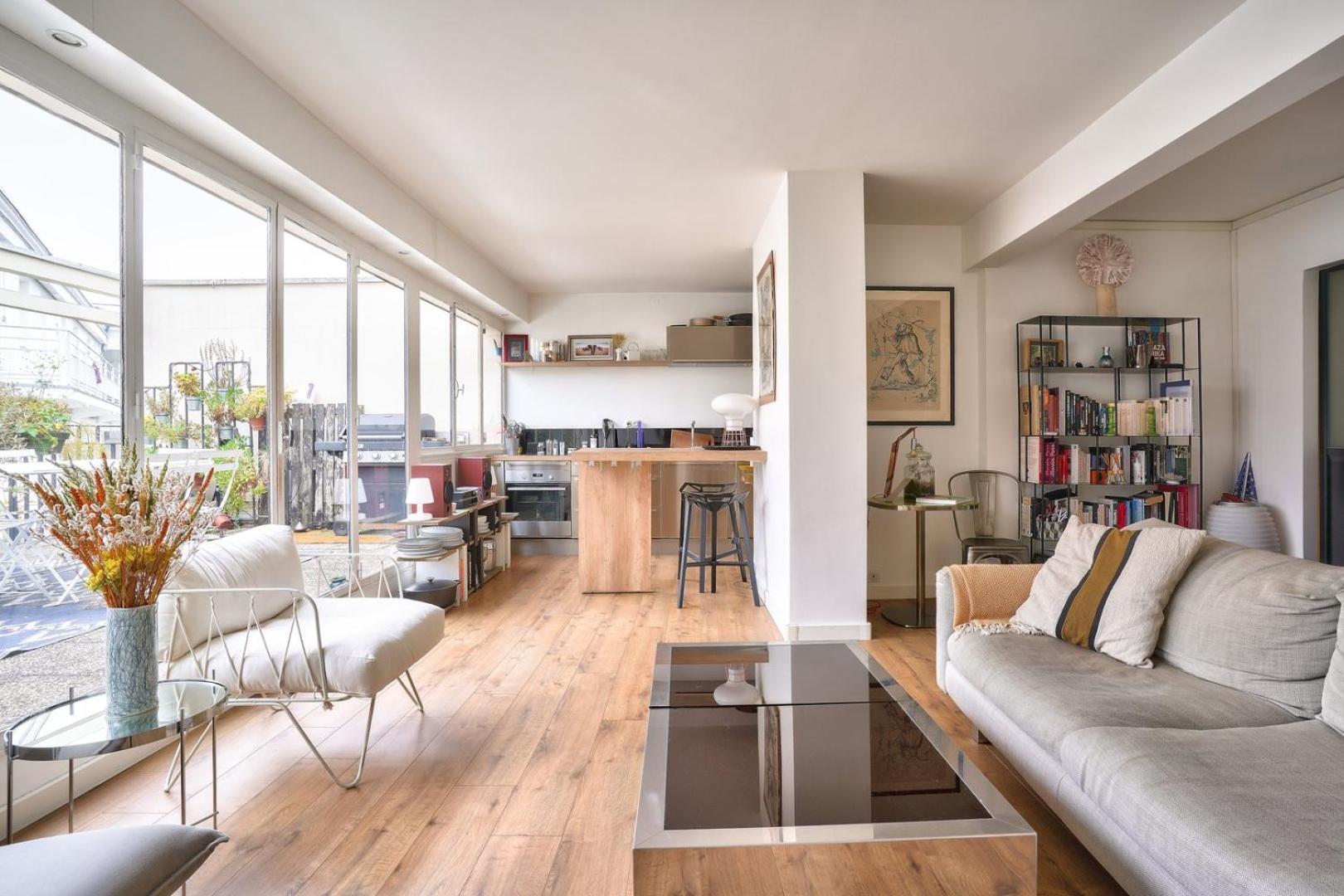 Guestready - Apt Confortable Avec Terrasse Au 18E Paris Dış mekan fotoğraf