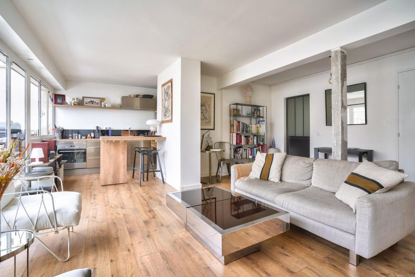 Guestready - Apt Confortable Avec Terrasse Au 18E Paris Dış mekan fotoğraf