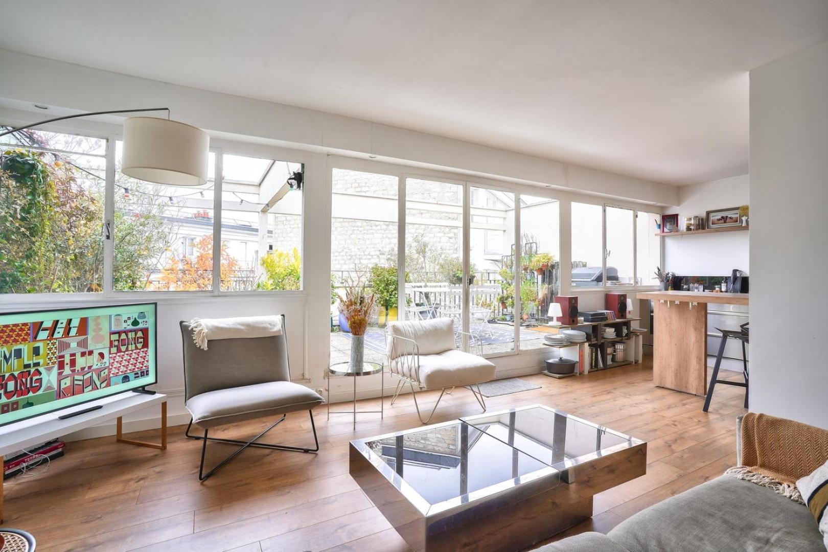 Guestready - Apt Confortable Avec Terrasse Au 18E Paris Dış mekan fotoğraf