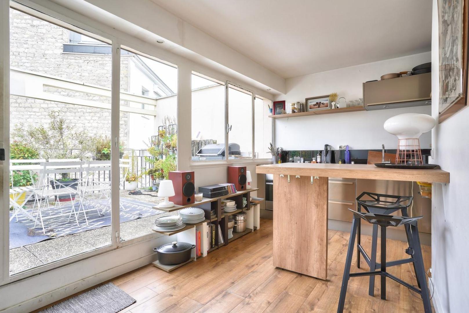 Guestready - Apt Confortable Avec Terrasse Au 18E Paris Dış mekan fotoğraf